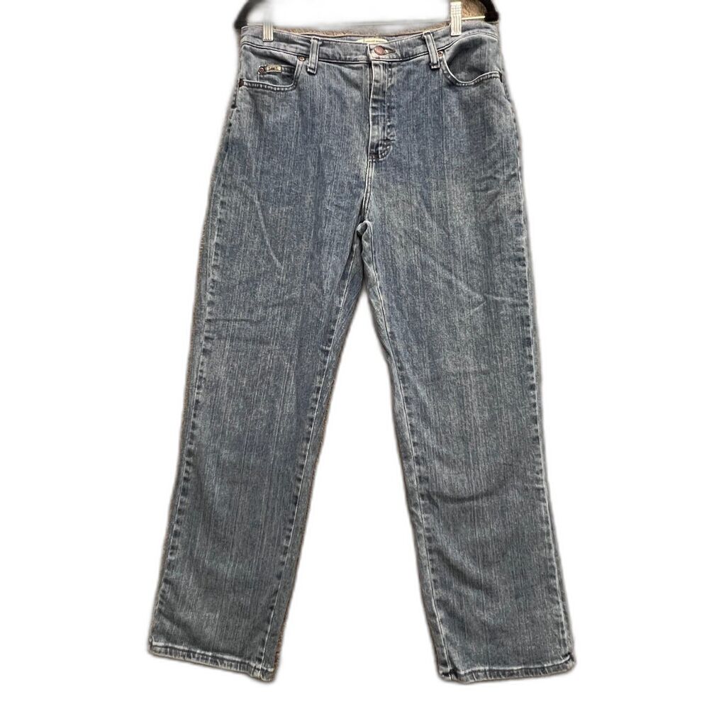 Lee Jeans 33x29 Straight High-Rise Medium Wash Blue Denim